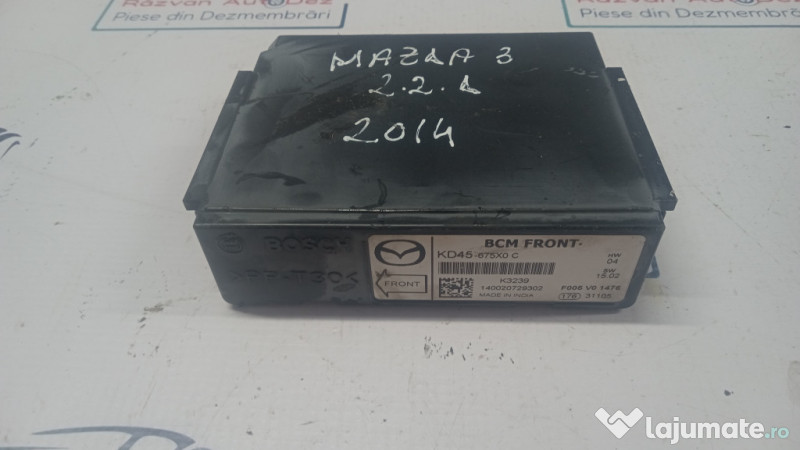Calculator confort Mazda 3 2.2 Motorina 2014