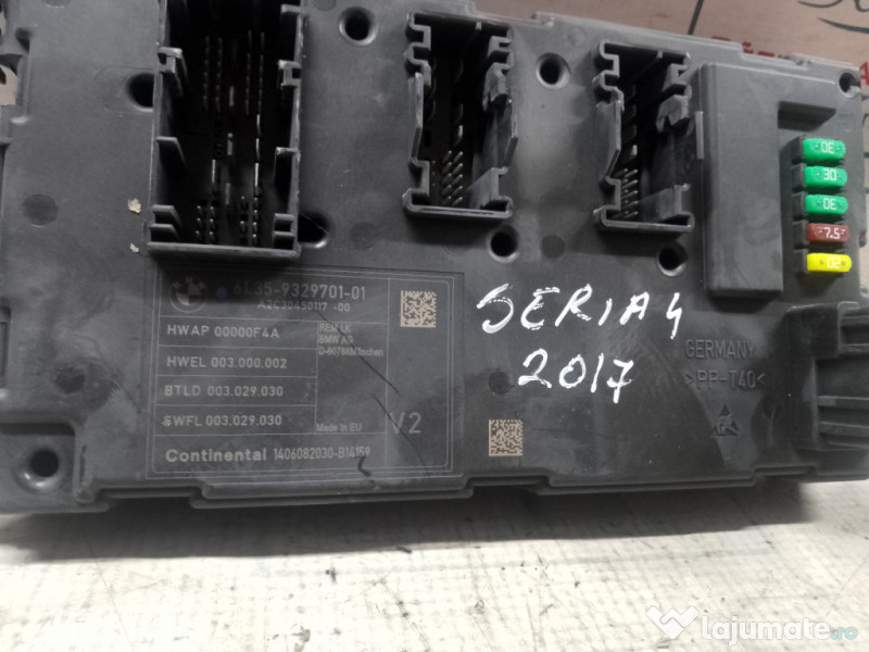 Calculator confort BMW Seria 4 F36 2.0 Motorina 2014