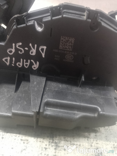 Broasca dreapta spate Skoda RAPID 2014