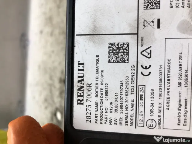Modul navigatie Renault Megane 4 1.5 Motorina 2016
