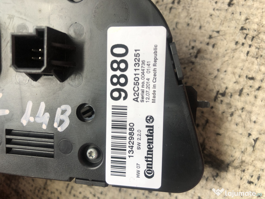 Panou comanda clima Opel Mokka 1.4 Benzina 2015