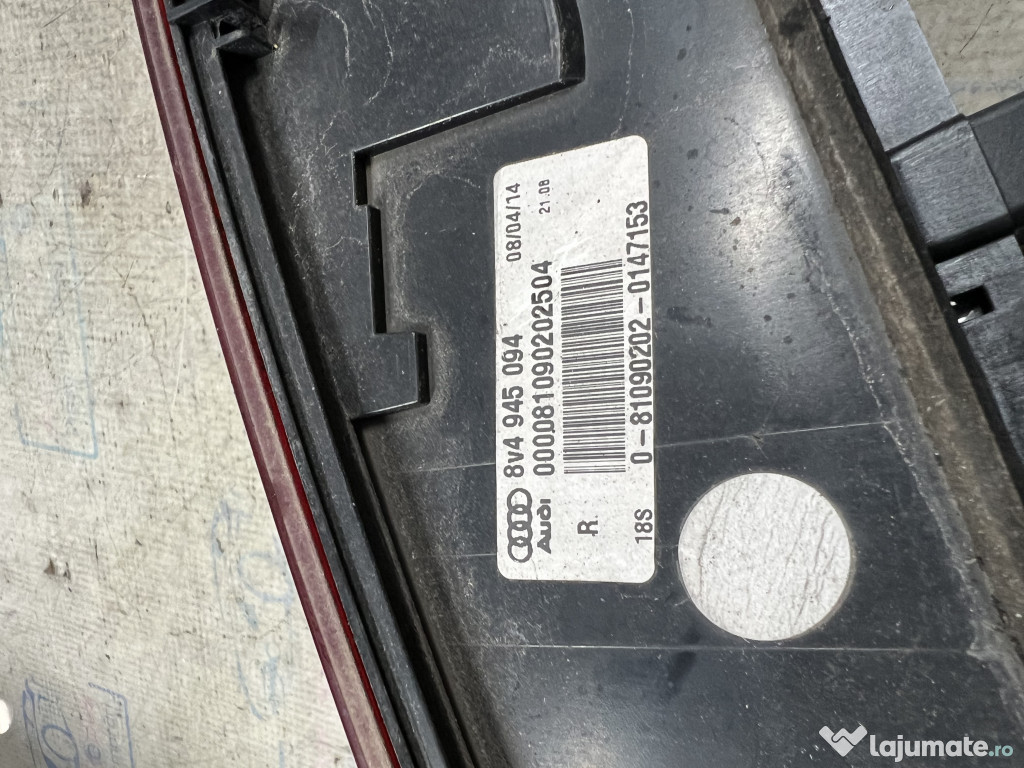 Stop dreapta hayon Audi A3 8V Hatchback 2014