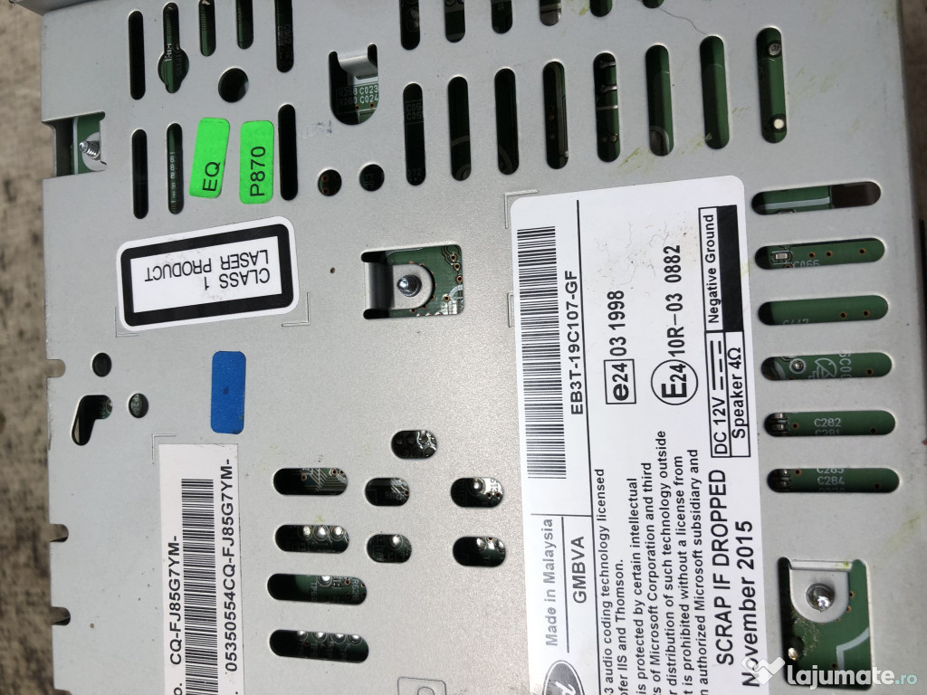 Unitate Multimedia Ford Ranger 2.2 Motorina 2017