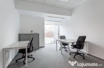Spațiu de birou frumos proiectat pentru 2 persoane în Spaces Unirii