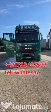 Firma germana face angajari soferi pentru a lucra cu materiale lemnoase. 