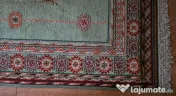 Covor lana 100% natural hand-made-cadru ornamental 310 x 195