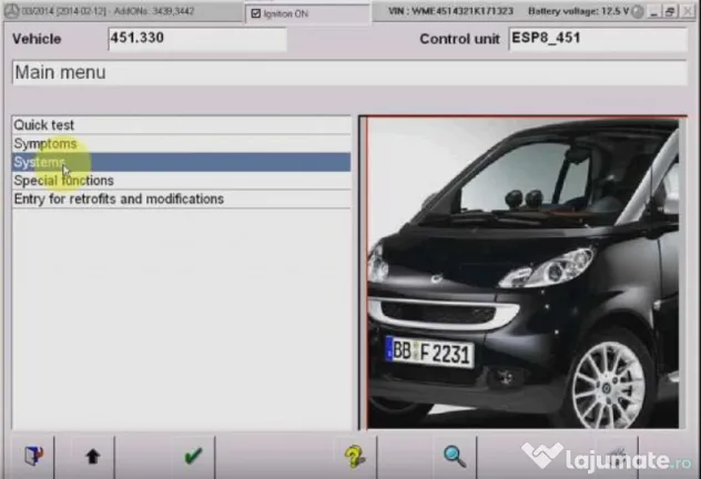 Programare cheie SMART ForTwo ForFour Roadster sincronizare chei