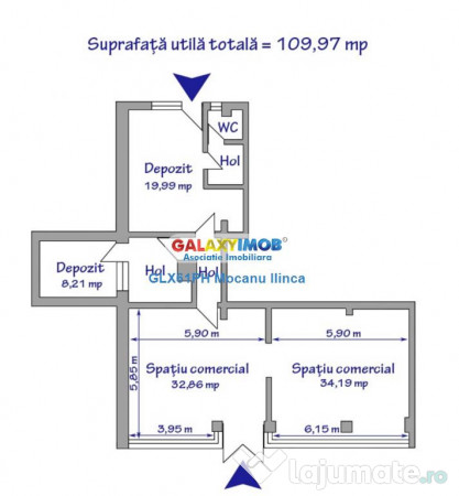 Spatiu comercial 110 mp, Piata 9 Mai, Ploiesti - Ploiesti (Prahova)
