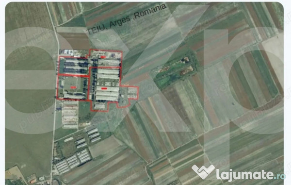 Teren industrial intravilan – 12 ha – toate utilitățil