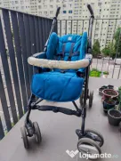 Carucior 3 in 1 Cam Combi Tris, Turcoaz (Carucior, Landou, Scaun Auto)