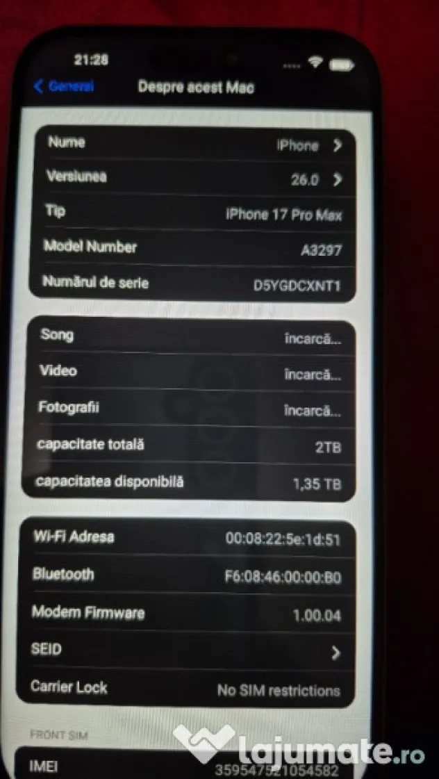 IPhone 17 portocaliu
