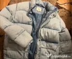 Geacă groasă de iarnă din jeanși (blugi)