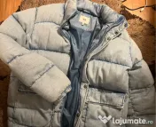 Geacă groasă de iarnă din jeanși (blugi) 