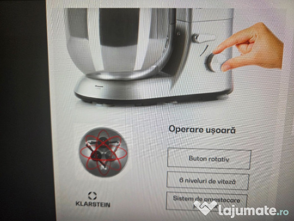 Robot de Bucătărie cu Mașină de Tocat Carne Klarstein