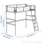 Pat supraetajat (+saltea) IKEA