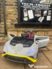 Masinuta electrica pt. copii Lamborghini Huracan STO 12V 2x40W grey 