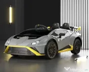 Masinuta electrica pt. copii Lamborghini Huracan STO 12V 2x40W grey 