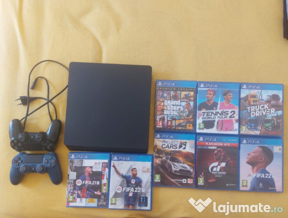 PS 500GB negru slim