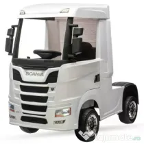 Camion electric pt. copii SCANIA R-SERIES 4x45W 12V 14Ah White