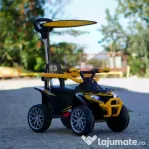 ATV electric cu maner 4 in 1, Kinderauto Hercules 35W 6V, RC #yellow