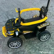 ATV electric cu maner 4 in 1, Kinderauto Hercules 35W 6V, RC #yellow 