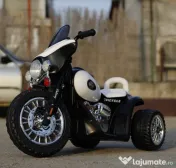 Motocicleta electrica de Politie JT568 cu 3 roti , pt. copii 