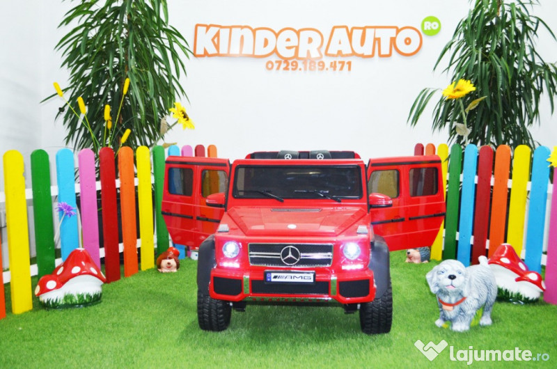 Masinuta electrica Mercedes G63 6x6 Premium 180W #RED