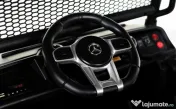 UTV electric pentru 2 copii Mercedes UNIMOG 90W 12V #Black 