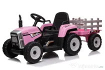 Tractoras electric Kinderauto BJ611 2x 30W 12V cu RC, BT