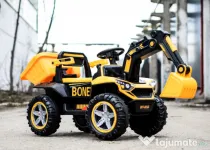 Tractoras cu brat si cupa electrica, Bonet 2x 30W 12V yellow