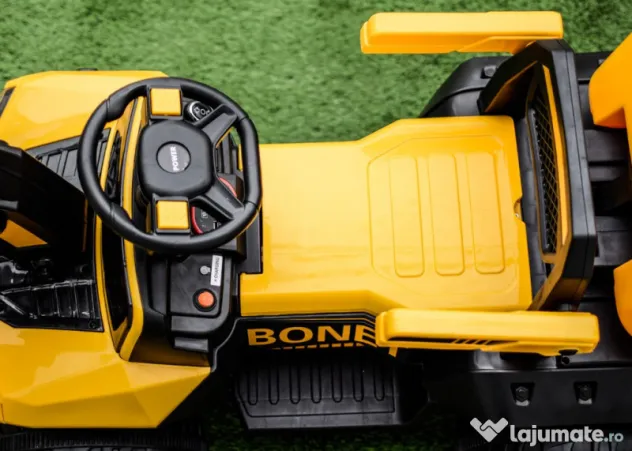 Tractoras cu brat si cupa electrica, Bonet 2x 30W 12V yellow