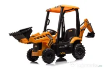 Tractoras electric pt. copii JCB 70W 12V, incarcator si cupa manuala