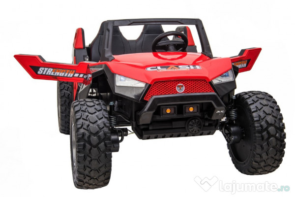UTV electric cu 4 locuri, Kinderauto XXL Buggy 400W 24V 14Ah RED