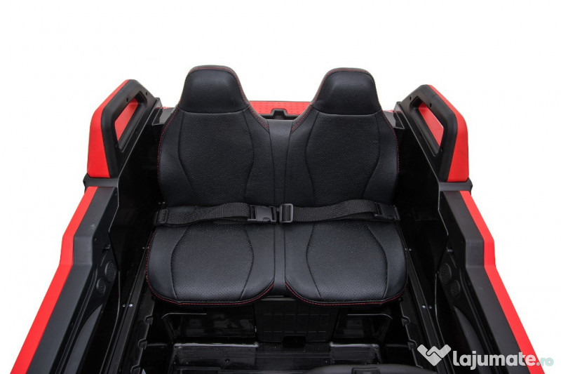 UTV electric cu 4 locuri, Kinderauto XXL Buggy 400W 24V 14Ah RED