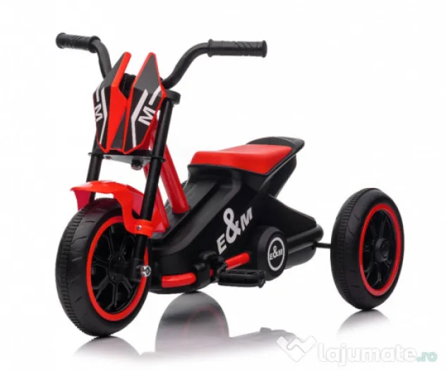 Tricicleta cu pedale, pt. copii 2-4 ani Kinderauto G301, RED