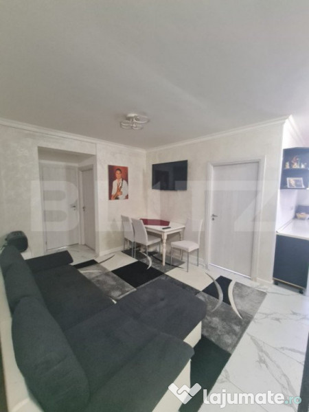 Apartament cu 3 camere, mobilat si utilat, aer conditionat,