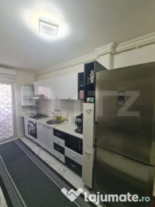 Apartament cu 3 camere, mobilat si utilat, aer conditionat,