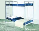 Pat etajat metalic BEL 21 LYA+2 saltele+Set complet lenjerie și pilote