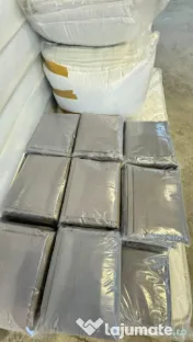 Pat etajat metalic BEL 8 + 2 saltele + Set complet lenjerie și pilote! 