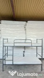 Pachet Pat Metalic Etajat BEL 10 + 2 Saltele de 12 cm - Super Ofertă!