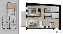 Apartament exclusivist, 64 mp, 2 băi, bloc nou – Zona D