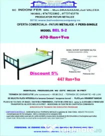 Pat Metalic o persoana- Model S-2 - La Pret Promotional!