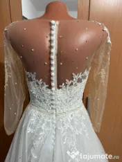 Rochie de mireasă tip prințesă 