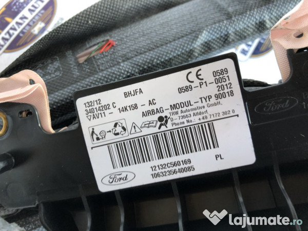 Airbag cortina stanga Ford B-MAX 2016