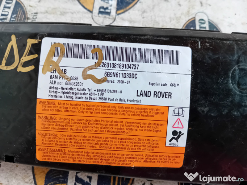 Airbag scaun stanga fata Land Rover Freelander 2 2008