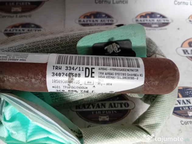 Airbag cortina dreapta Volkswagen Passat B7 2011
