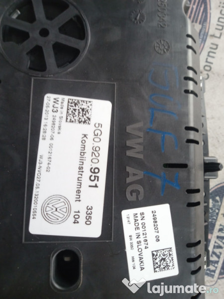 Ceasuri Bord UK Volkswagen Golf 7 Benzina 2013