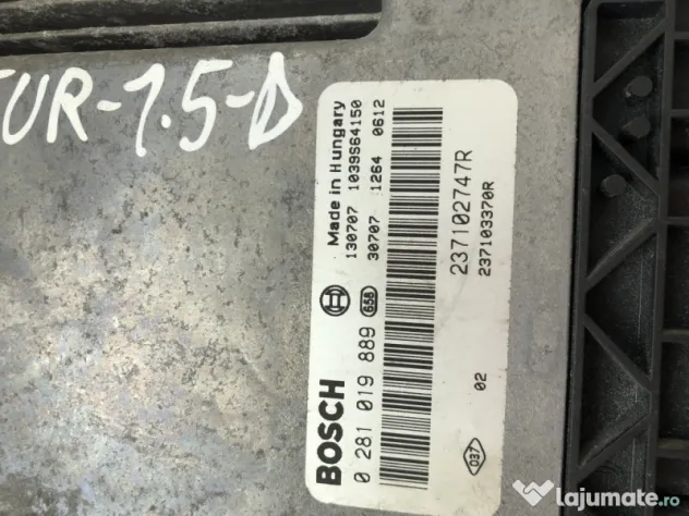 Calculator motor Renault Captur 1.5 Motorina 2015