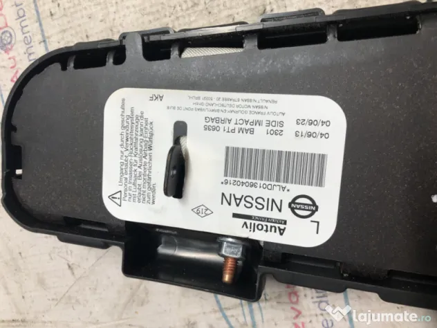 Airbag scaun stanga fata Nissan Qashqai 2013