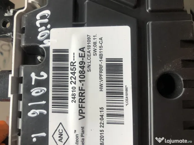 Ceasuri Bord UK Renault Clio 4 1.2 Benzina 2016